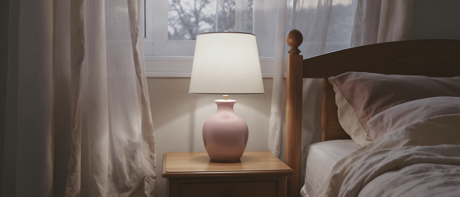 d&eacute;couvrez comment j'ai trouv&eacute; cette lampe en c&eacute;ramique rose &agrave; seulement 16 &euro; sur ma table de chevet, dans une boutique de v&ecirc;tements surprenante. un coup de c&oelig;ur d&eacute;co &agrave; petit prix !