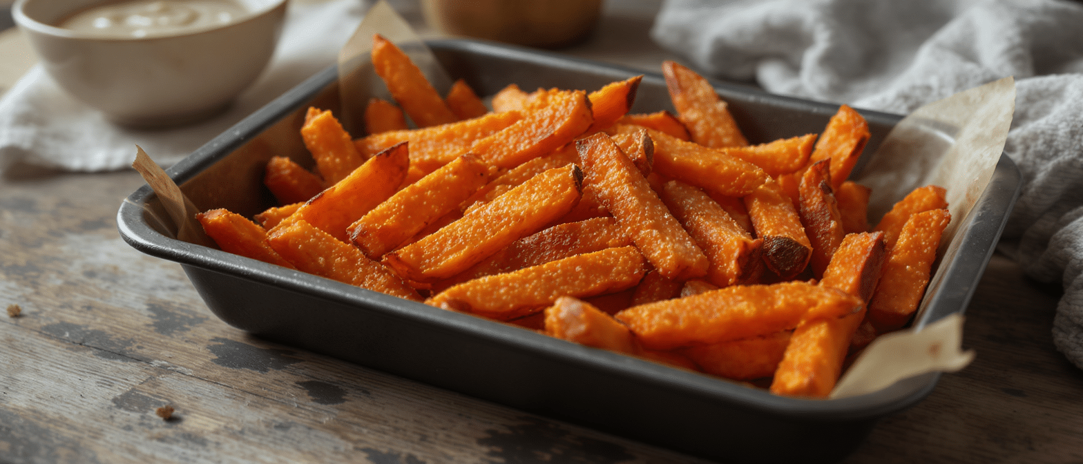 découvrez la recette des frites de patate douce au four, une alternative maison saine et savoureuse qui révolutionnera vos repas en remplaçant les frites classiques.