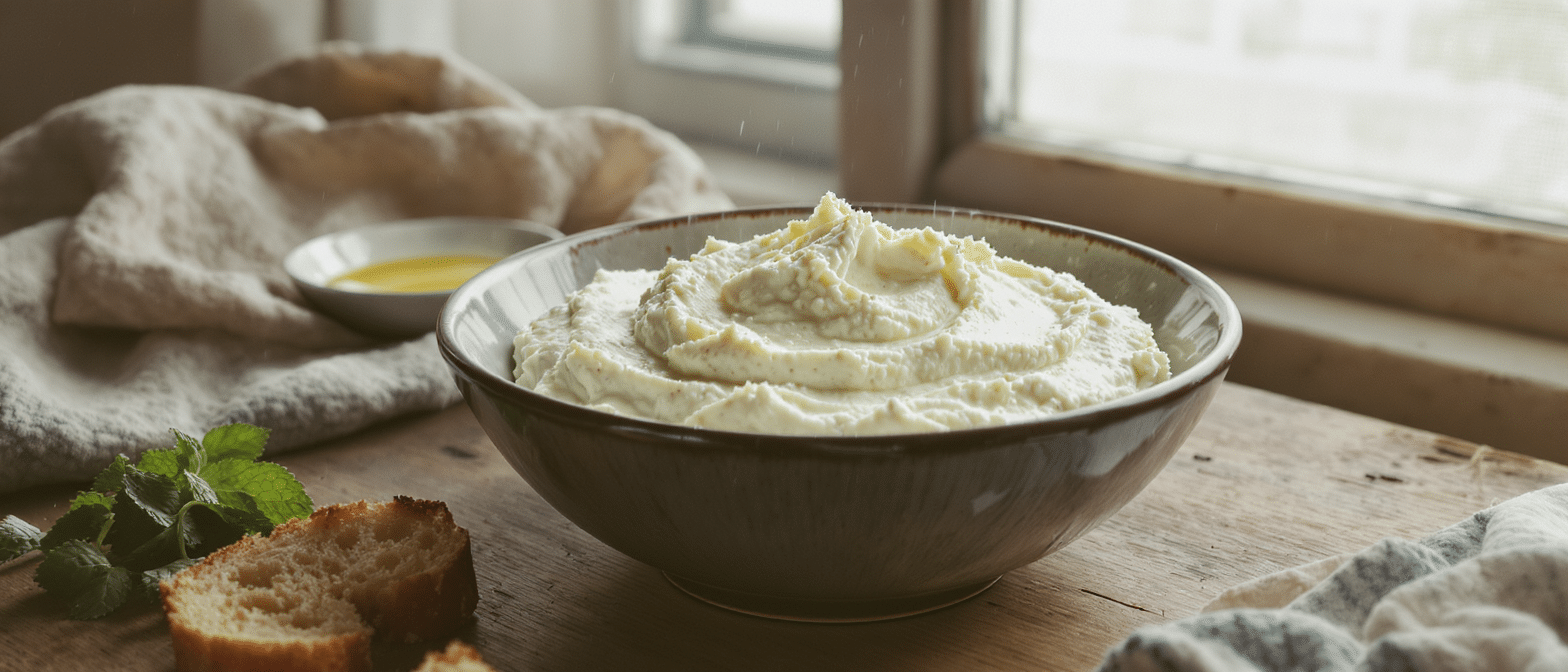 d&eacute;couvrez cette tartinade m&eacute;diterran&eacute;enne onctueuse, facile et rapide &agrave; pr&eacute;parer, id&eacute;ale pour remplacer le houmous et surprendre vos papilles en un instant.