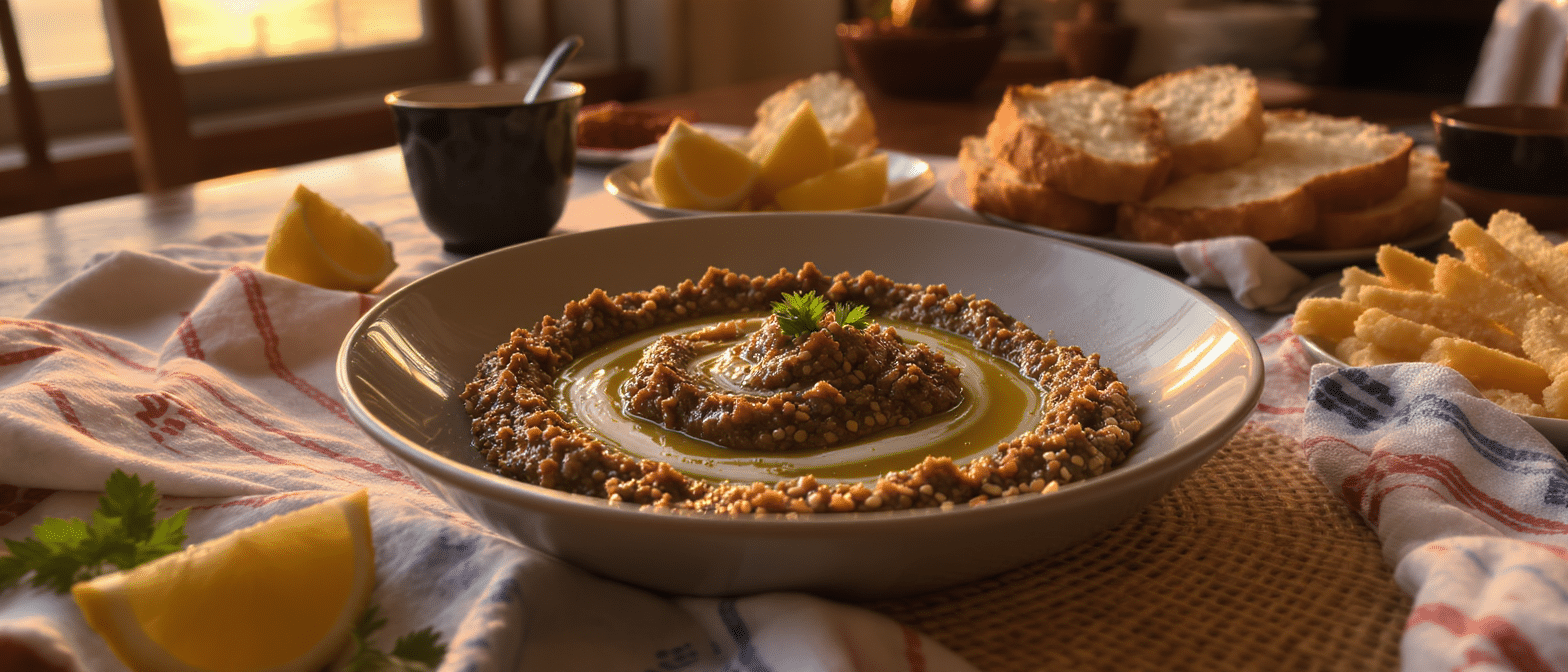 d&eacute;couvrez une tartinade m&eacute;diterran&eacute;enne onctueuse et rapide &agrave; pr&eacute;parer, parfaite pour varier vos ap&eacute;ros, bien plus vite qu'une vinaigrette classique. dites adieu au houmous !