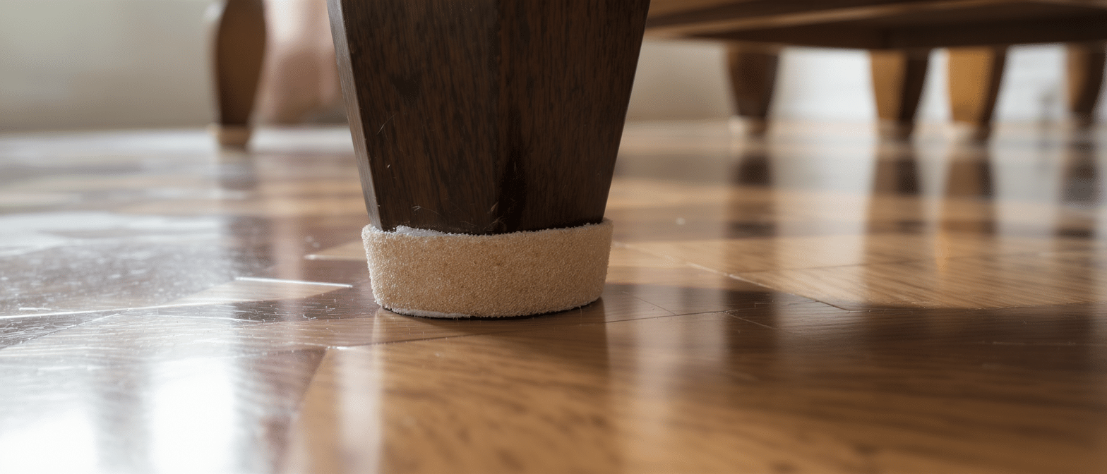 prot&eacute;gez votre parquet des rayures avec ce lot de 117 patins en feutre action &agrave; seulement 2,98 &euro;. facile &agrave; poser, il prolonge la dur&eacute;e de vie de vos sols tout en r&eacute;duisant les bruits.