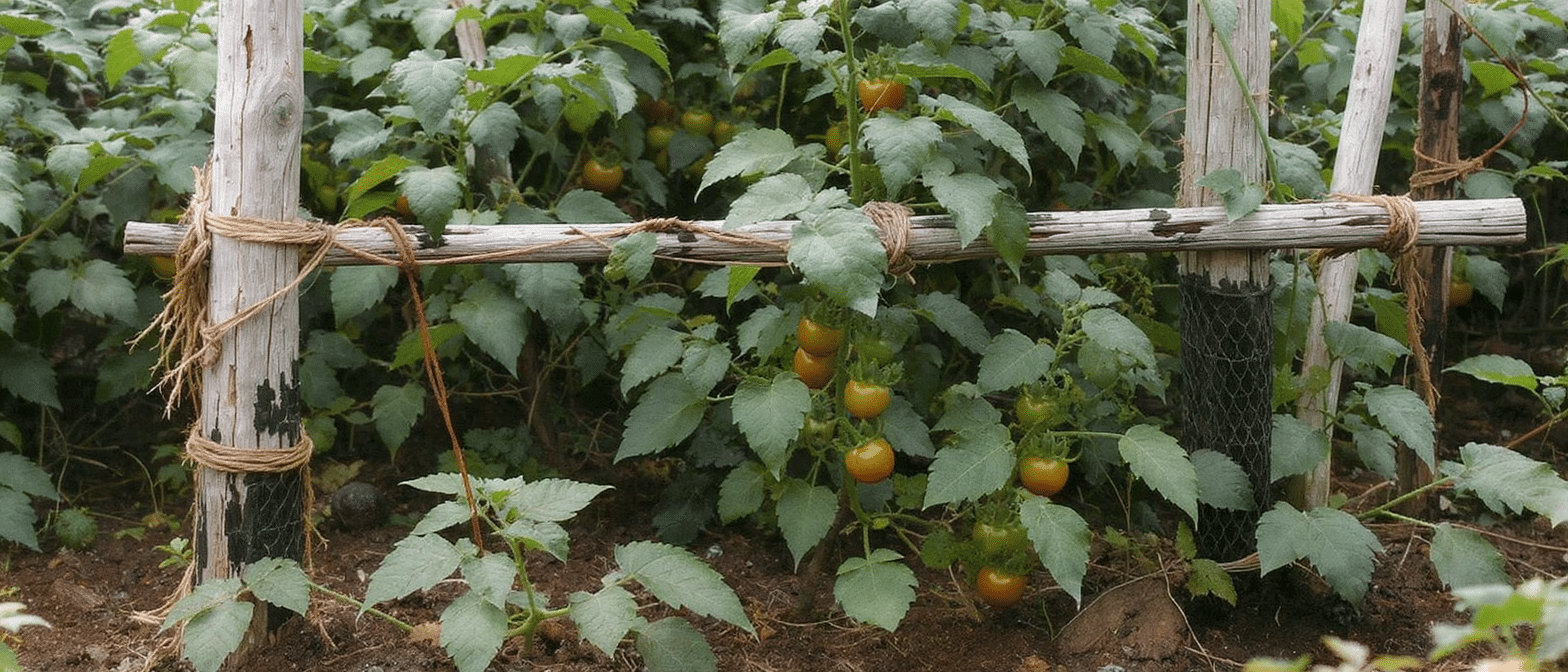 d&eacute;couvrez l'astuce ing&eacute;nieuse et gratuite pour soutenir vos pieds de tomates, une m&eacute;thode simple et efficace que tous vos voisins s'arrachent pour des plants bien prot&eacute;g&eacute;s et productifs.