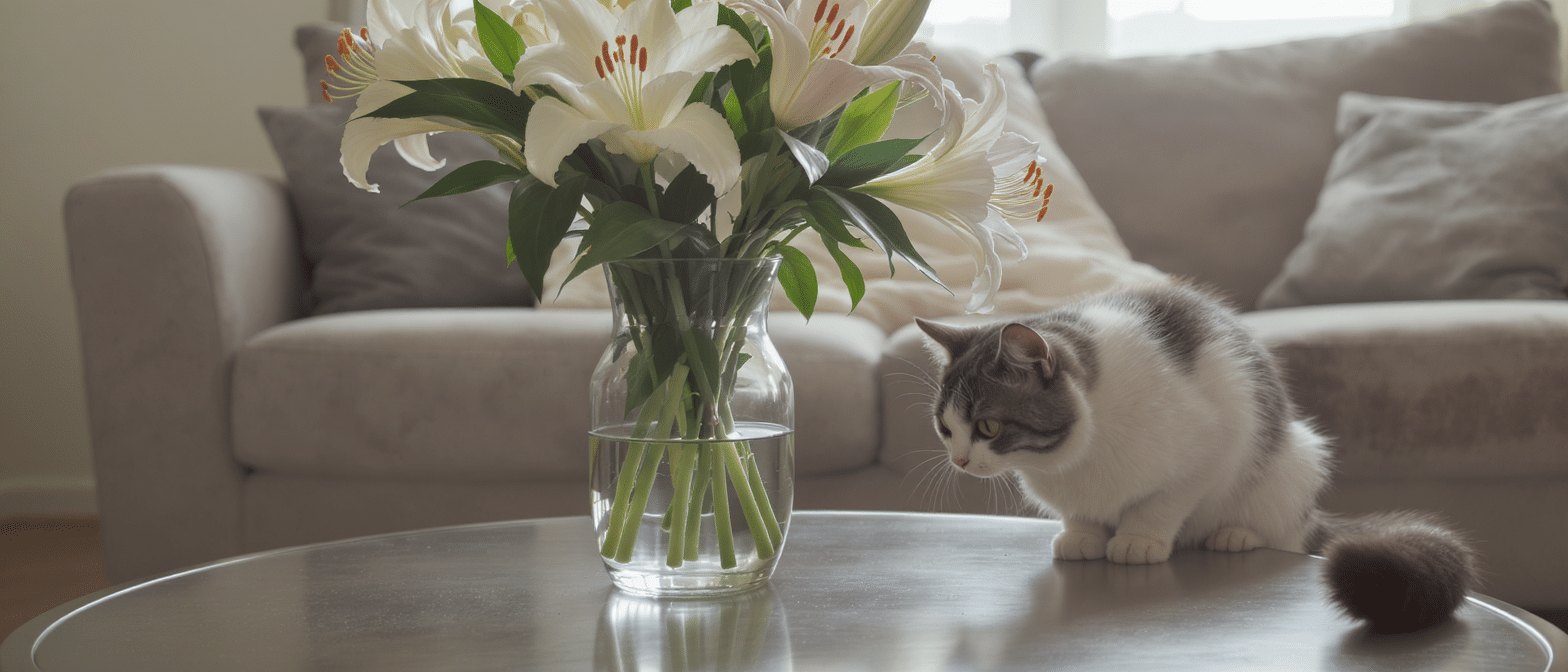 d&eacute;couvrez comment un simple bouquet de fleurs, que vous croyiez anodin, peut provoquer une r&eacute;action inattendue chez votre chat en quelques heures. une surprise &agrave; ne pas manquer !