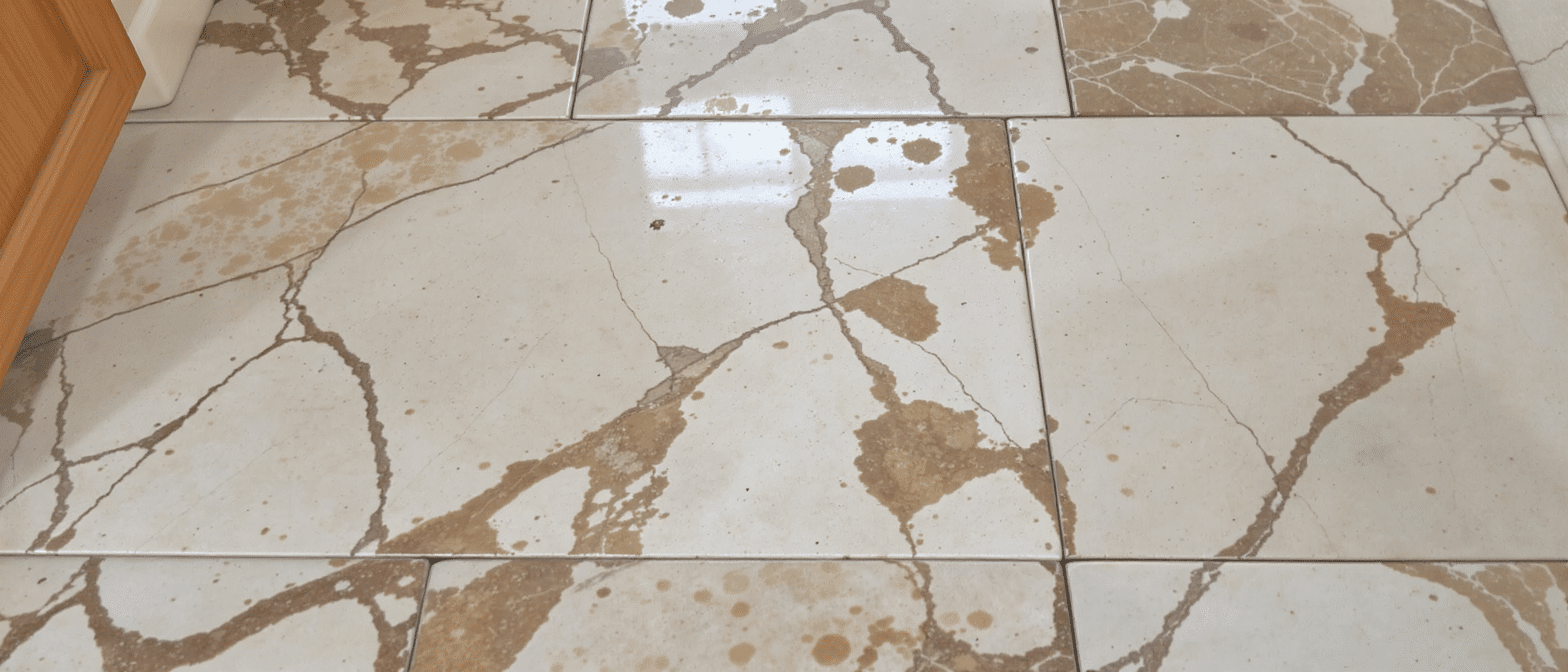 d&eacute;couvrez comment une astuce simple avec du vinaigre blanc a caus&eacute; une catastrophe irr&eacute;versible sur un sol en travertin, et apprenez les pr&eacute;cautions &agrave; prendre pour &eacute;viter ce type de probl&egrave;me.